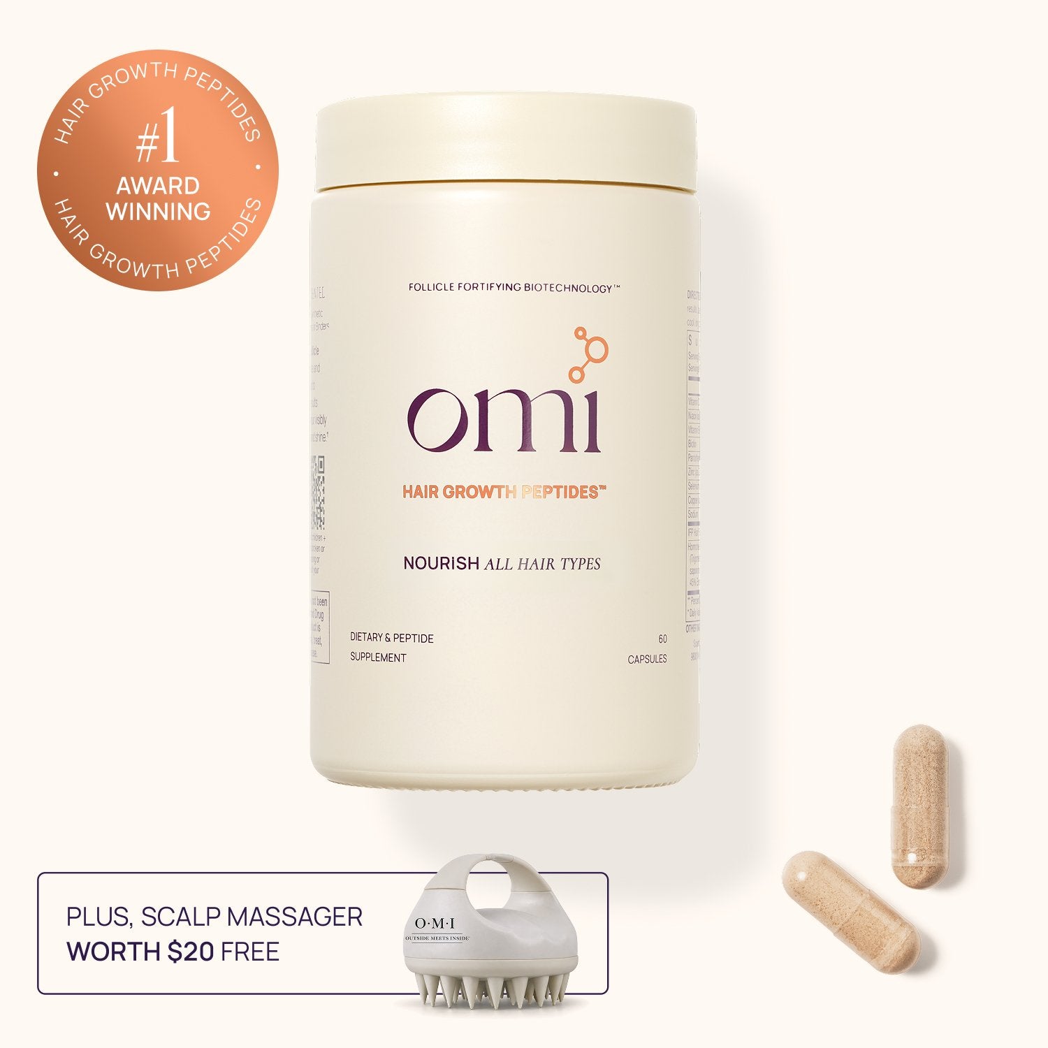 Hair Growth Peptides for Women - NOURISH – OMI Wellbeauty