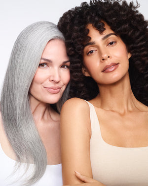 Women with healthy hair