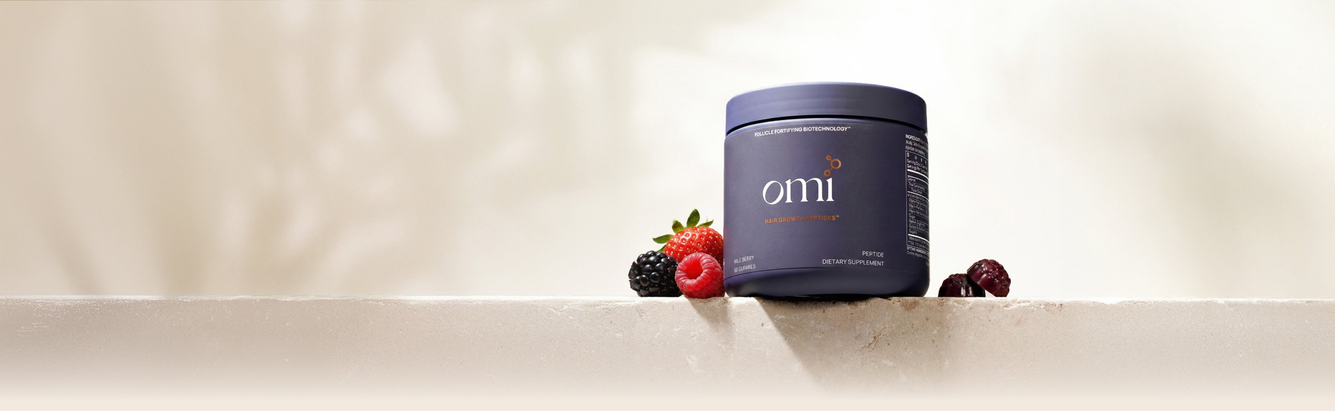 Hair Growth Peptides Gummies - NEW & IMPROVED Wild Berry Flavor